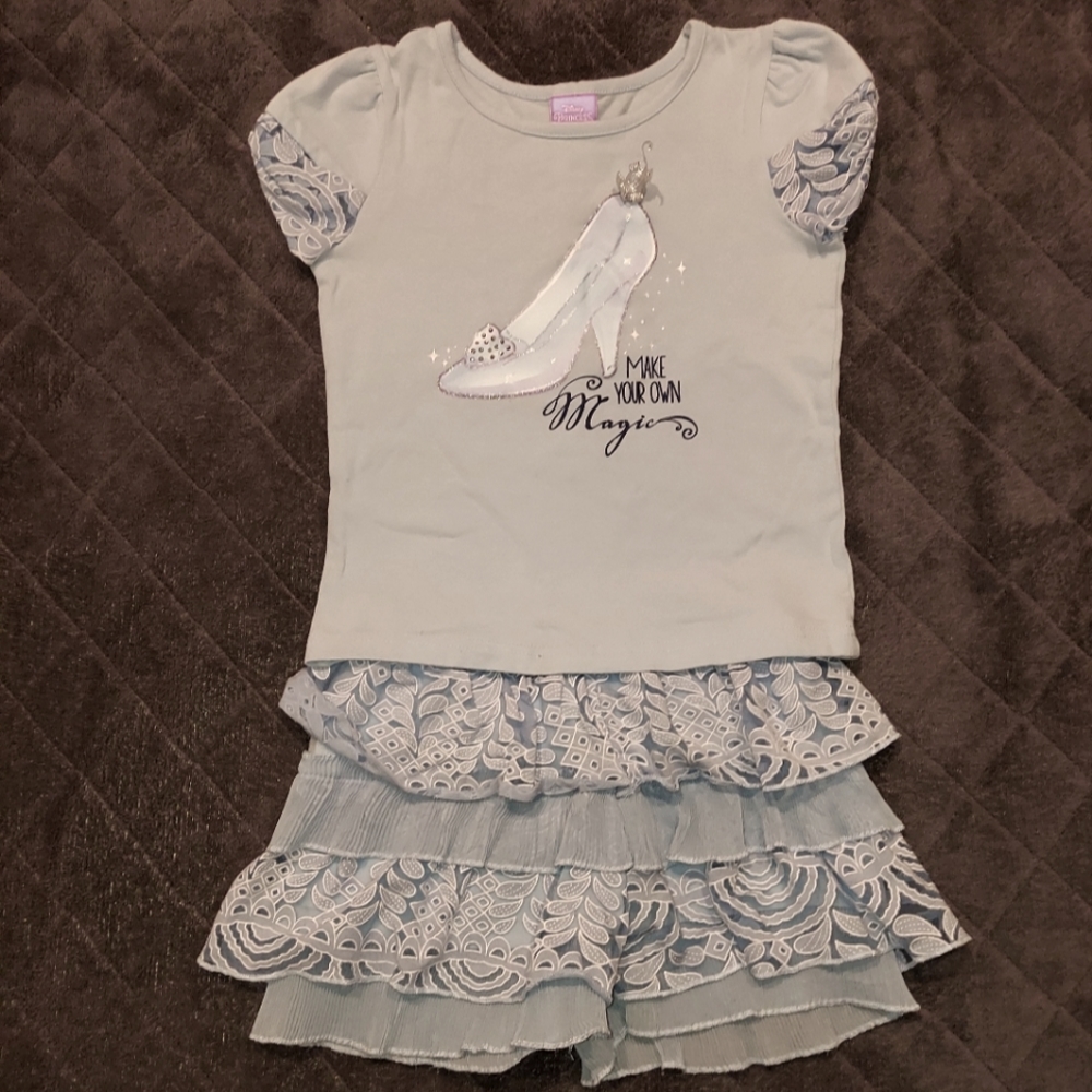 Disney Cinderella Outfit Shirt +Shorts